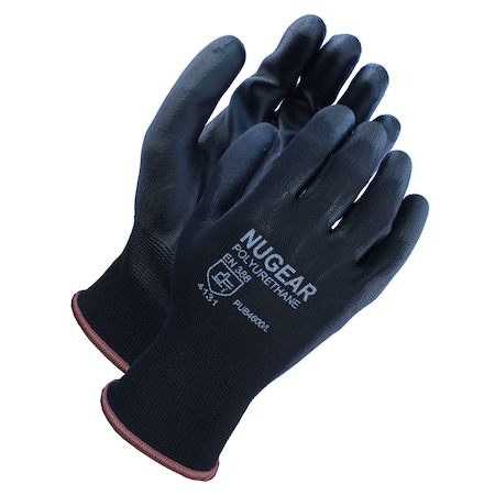 Black, Polyurethane Coated Glove Size: XL